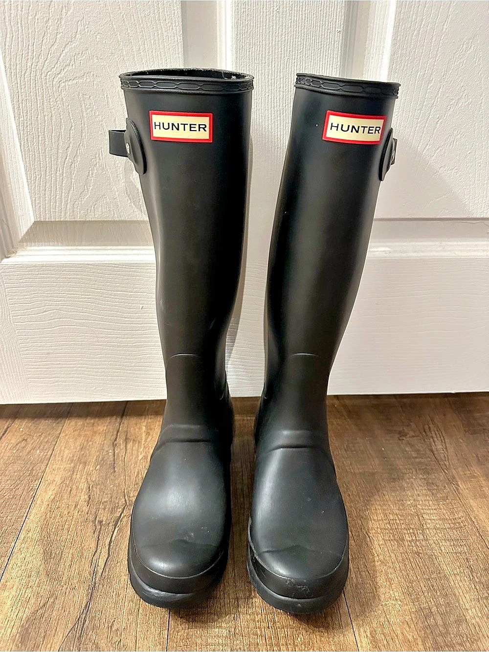 Hunter Original Tall Rain Boots Women's Black US 7